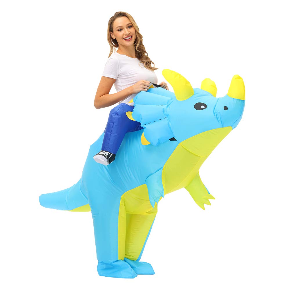 Buy Sungkong Inflatable Triceratops Costume Air Blowup Dinosaur