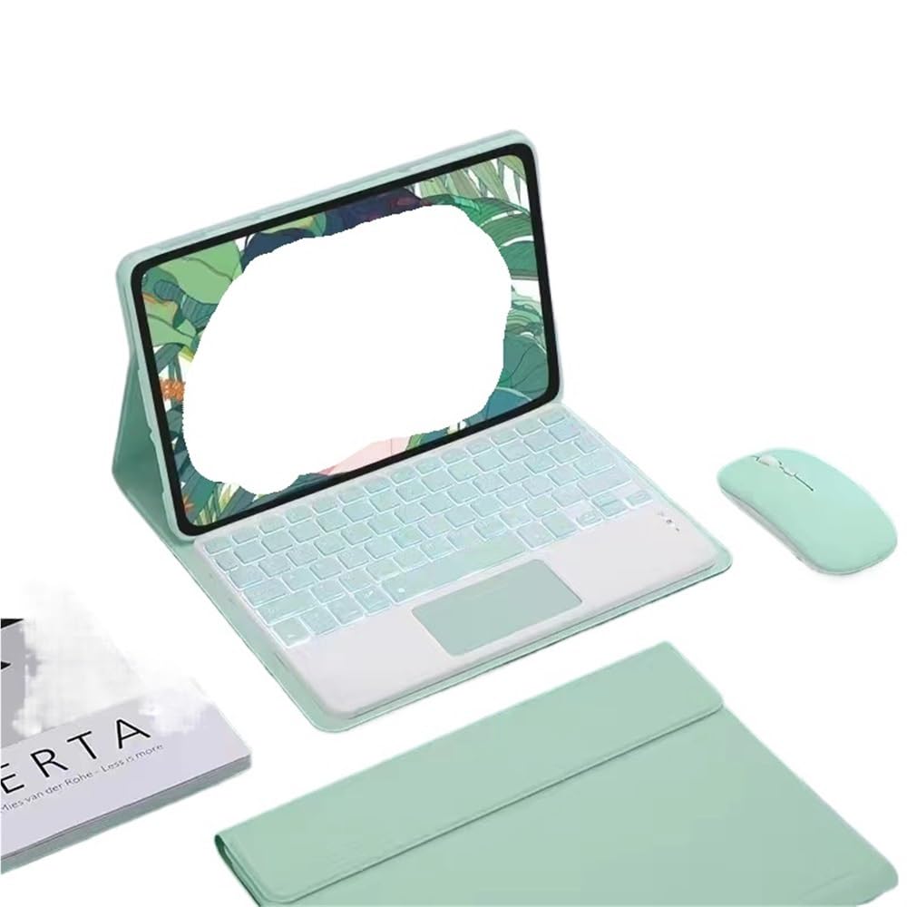 Funda de cuero premium para Xiaomi Pad 6 Pro con teclado y ratón 7