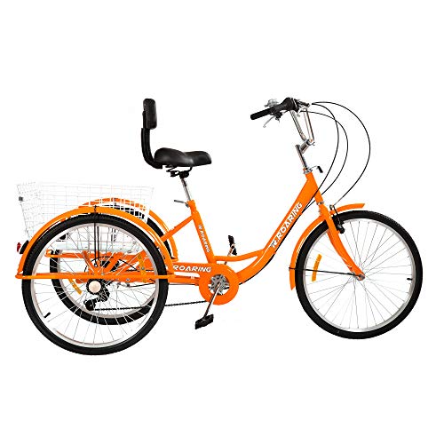 Buy R.ROARING Adult Tricycles Three Wheel Trike Bike Cruiser 7 Speed