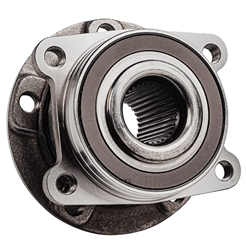 Image of Detroit Axle - Front Wheel Bearing Hubs for 2014-2023 Jeep Cherokee [w /Off Road Suspension], 2 Wheel Bearing & Hubs Assembly 2015 2016 2017 2018 2019 2020 2021 2022 Replacement