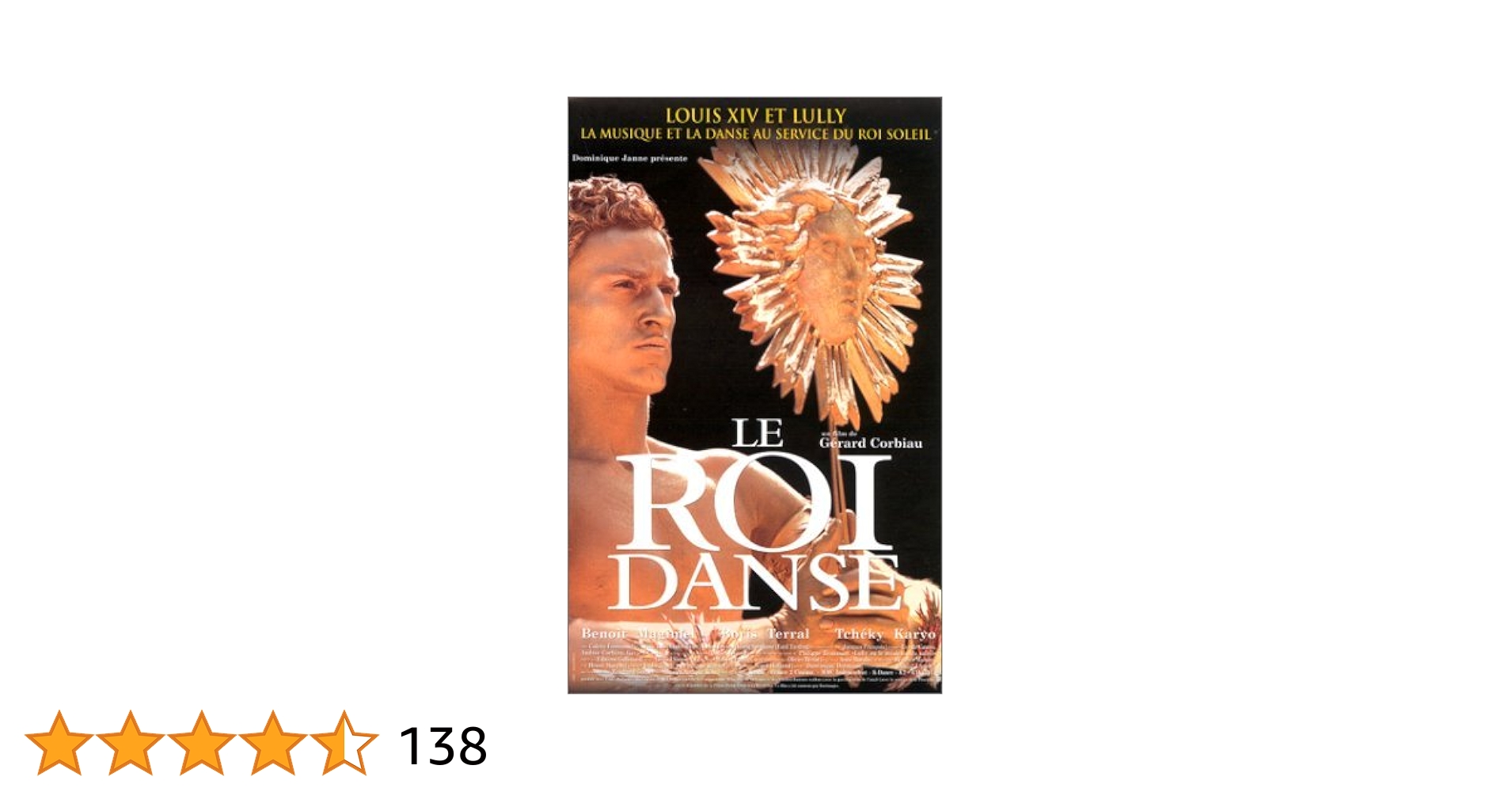 DVD　王は踊る('00ベルギー/仏/独) Le Roi danse 王は踊る (2000) / Gerard Corbiau ジェラール