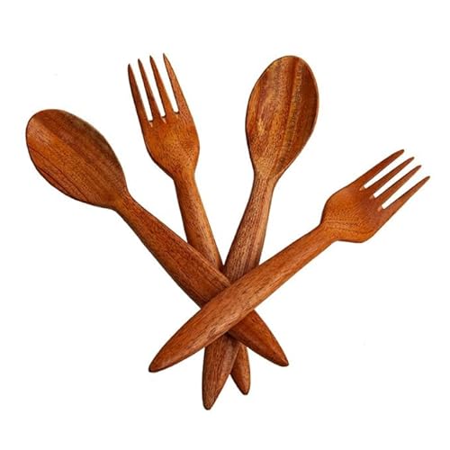 Yuktha Wood Cutlery Set for Adults (Pack of 2 Forks