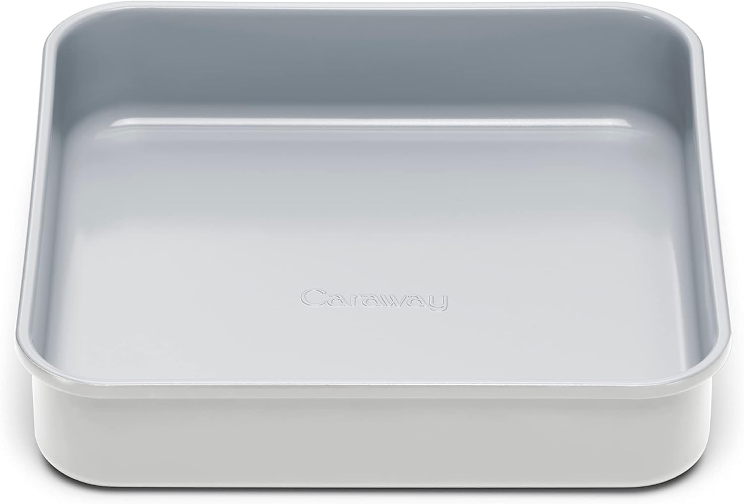 Caraway Non-Stick Ceramic 9” Square Pan - Naturally Slick Ceramic Coating - Non-Toxic, PTFE & PFOA Free - Perfect for Brownies, Lemon Bars, Cakes, & More - Gray