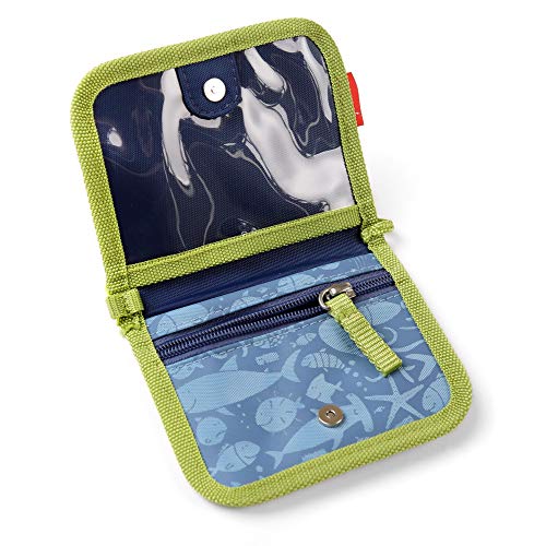 SIGIKID 24938 Brustbeutel Sammy Samoa Mädchen und Jungen Kinder-Portemonnaie empfohlen ab 3 Jahren blau/grün, 12 cm – Bild 3
