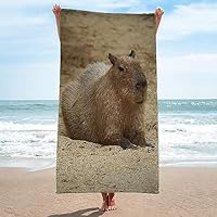 PEIHUODAN Mikrofaser Strandtuch 150x200cm - Schnelltrocknende Sportdecke Mit Neon Leopard Muster