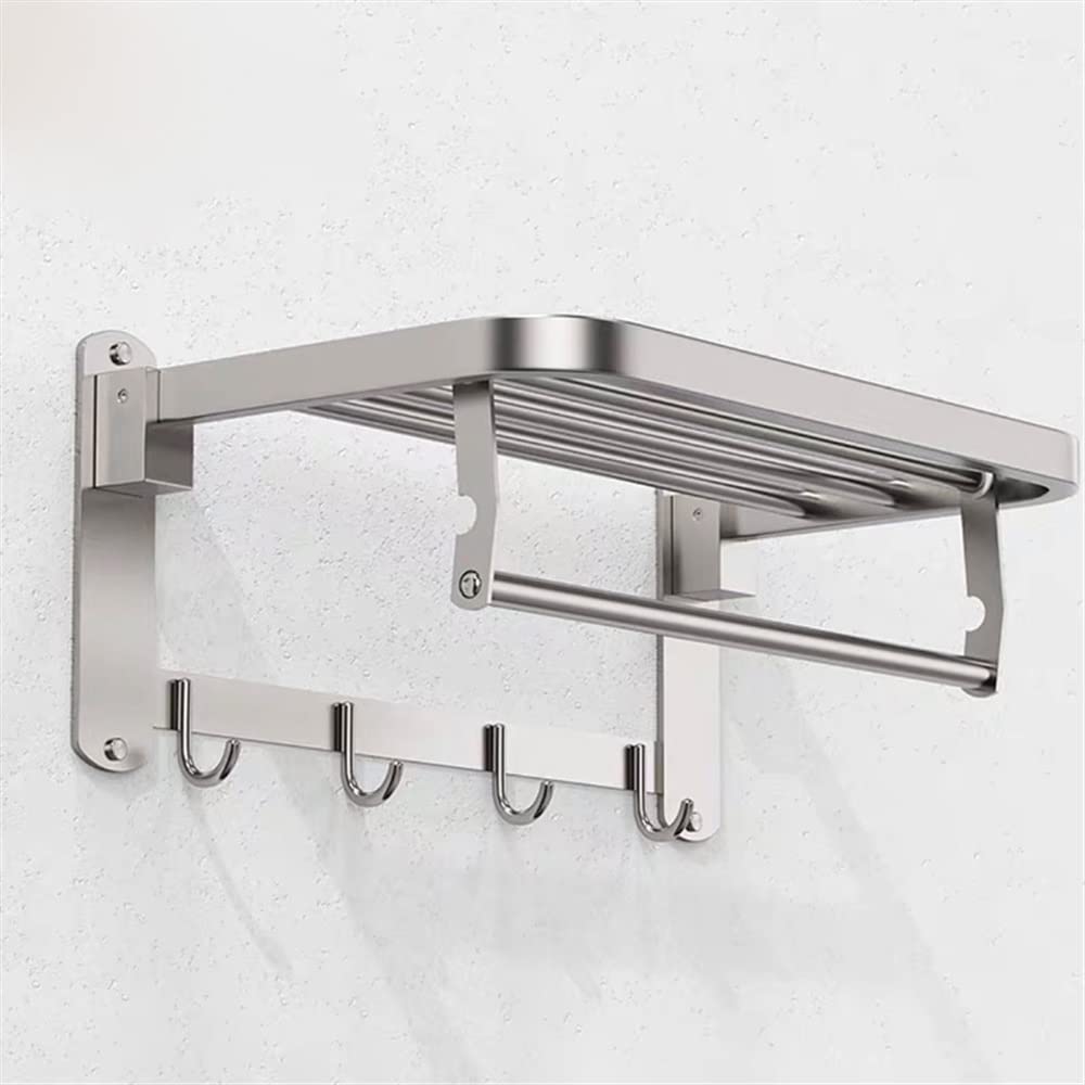Toallero de instalación de 2 vías con ganchos accesorios de baño de pared