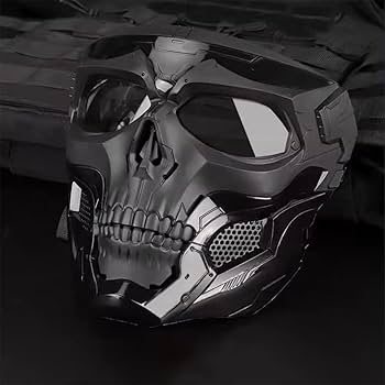 RuRoc スカルデザイン ヘルメット ゴーグル付き RuRoc スカルデザイン ヘルメット ゴーグル付き RuRoc スカル