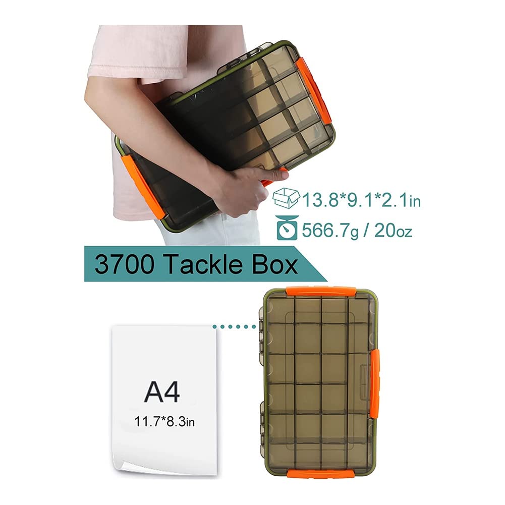 Amazon.co.jp: Frioojity 防水タックルボックス タックルトレイ