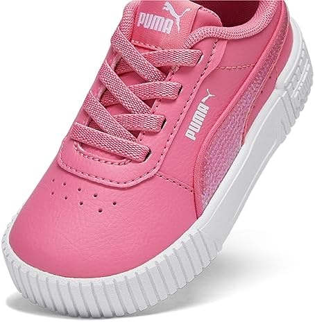 PUMA Kids Carina Sneaker, Strawberry Burst-Strawberry Burst White, 9 US Unisex Toddler | Image 1