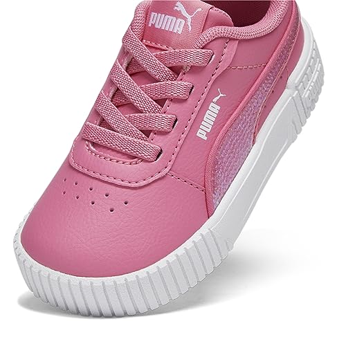 PUMA Shoes Kids Carina Sneaker, 6 US Unisex Toddler, Strawberry Burst-Strawberry Burst White2