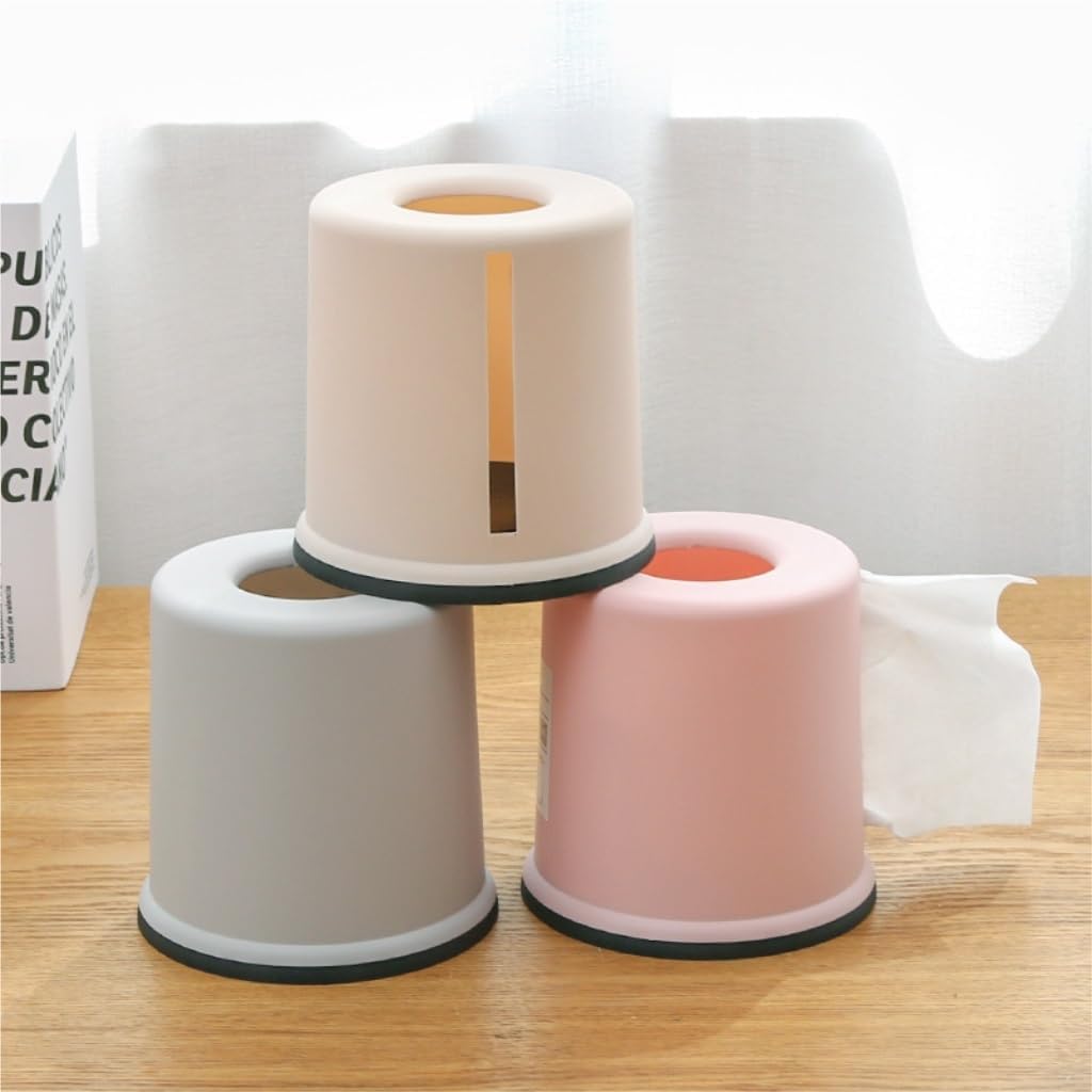 Tissue Box Cover Liftable Tissue Box Living Room Coffee Table Pumping Paper Box Home Desktop Napkin Box Multi-Functional Toilet Paper (Color : Gray, Size : 16cm*12.5cm*11cm)