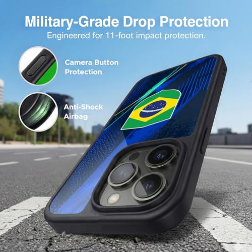 Coque Brésil iPhone 13 Pro protège des chutes et chocs