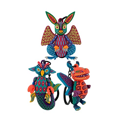 By Mexico Llavero 3D Coleccion Alebrish Yu, Bi y Niza