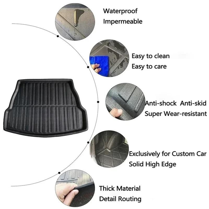 Tapis de coffre pour RX 330 2004-2009 plateau doublure bagages sol - 3