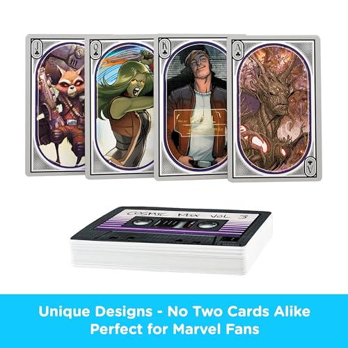 Naipes Guardians of The Galaxy Diseño Cassette miniatura 3