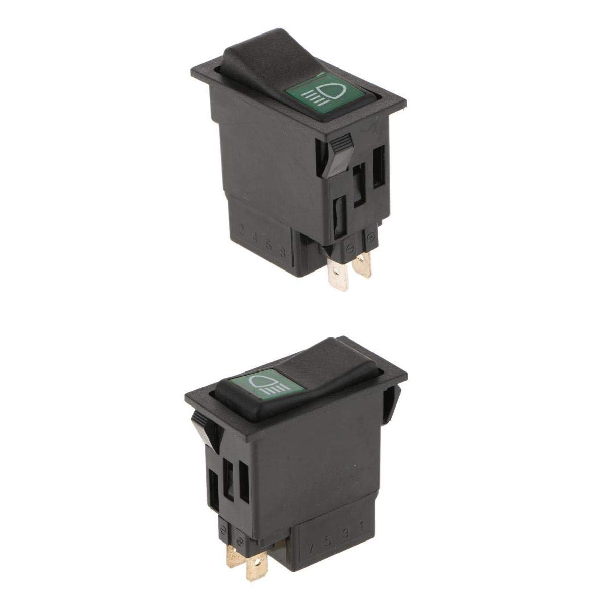 The Style Sutra 2PCS 2 Pin/3Pin Fog Light On/Off Push Button Rocker Switch for Car Trucks |Motors | Parts & Accessories | Car & Truck Parts |1 Piece Two Gear 3 Pin Push on Switch-image-30