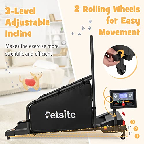 Petsite Dog Treadmill, Pet Dog Running Machine For Small & Medium-Sized Dogs thumb #4