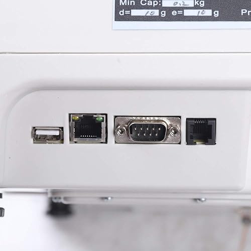 Miniatura 6 de Gbonklong Báscula de computación de impresión digital, AC110V 19.84lbs Escala de cálculo de precios de 30 kg66 lb Escala de recuento Escala de