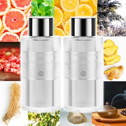 Image of Amor Lyris 2 Packs Essential Oil Refill for Smart Car Air Freshener, 3.5OZ Car Diffuser Refill, Aromatherapy Perfume Refill Can be Used for 4-8 Months, Made with Natural Plant Extracts, Wilderness
