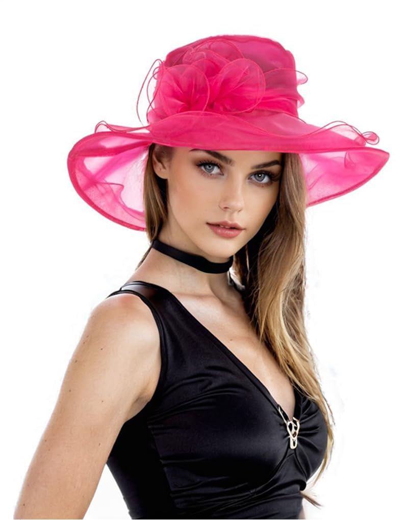 Derby Hats for Women Organza