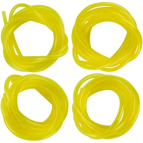 HUZTL Fuel Line Hose Kit 3/32" x 3/16" 1/8" x 3/16" 1/8" x 1/4" .080" x .140" for Poulan Craftman Chainsaw String Trimmer Blower Small Engine Fuel Hose (4 feet each) Cover