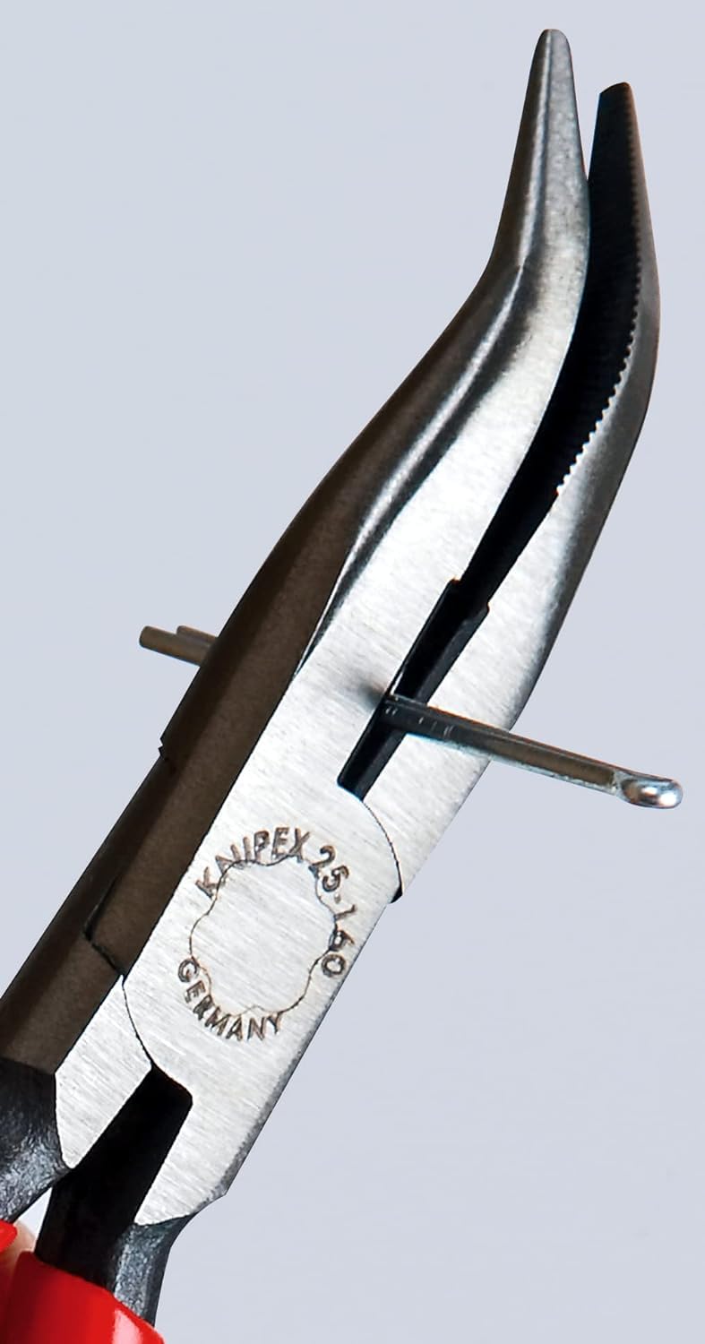 KNIPEX Szczypce tnące półokrągłe (szczypce radiowe) w opakowaniu z zawieszką z tworzywa sztucznego, powlekane 160, 25 21 160 SB