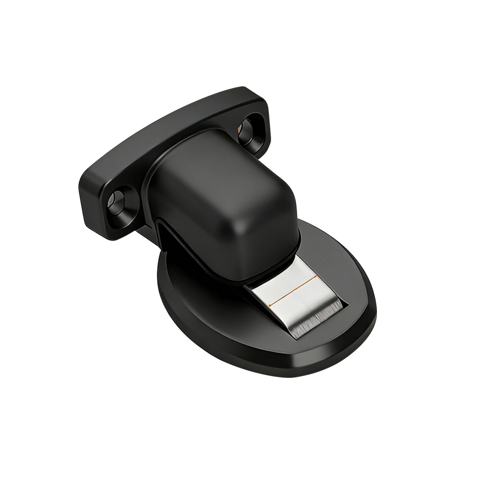 Uikios Black Innovative Door Retainer Prevents Damage Without Drilling Fits All Doors Easy Install Door Stop