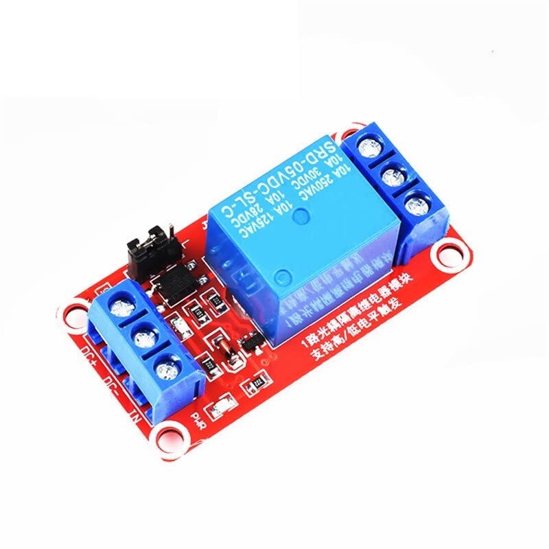 5V 12V 24V One 1 Channel Relay Module Board Shield with optocoupler Support High and Low Level Trigger (Color : 24v)