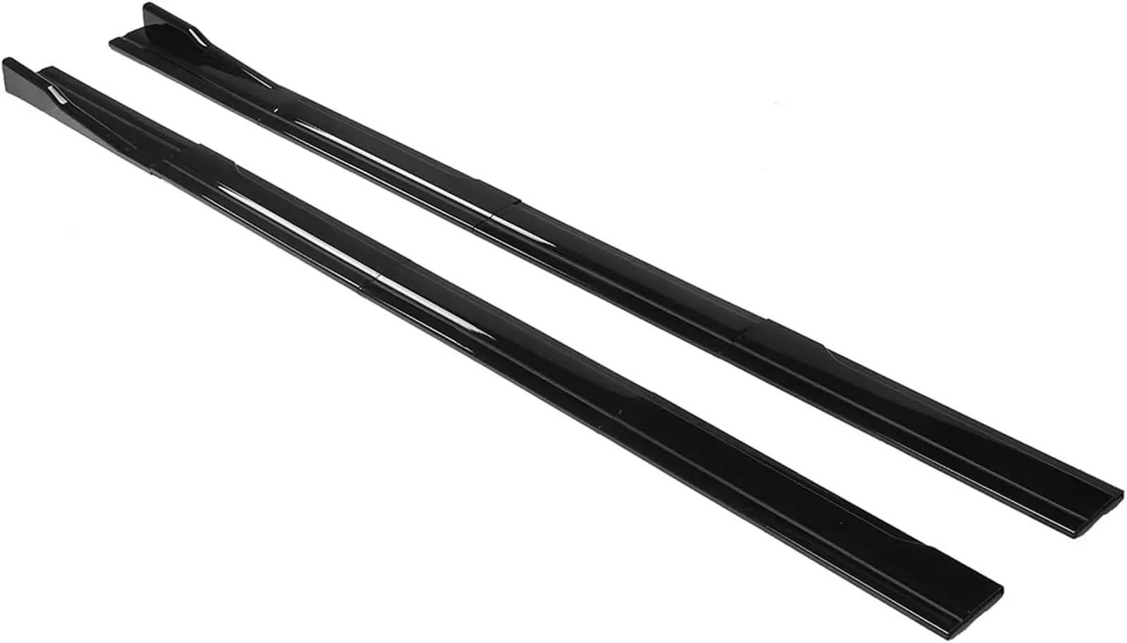 Spoiler Auto Seitenschweller 8 Stück Winglet Splitter Spoiler Für Mercedes Für Benz W205 W204 W203 C-Klasse C200 C250 C300 C350 C63 Für AMG Splitter(Schwarz)