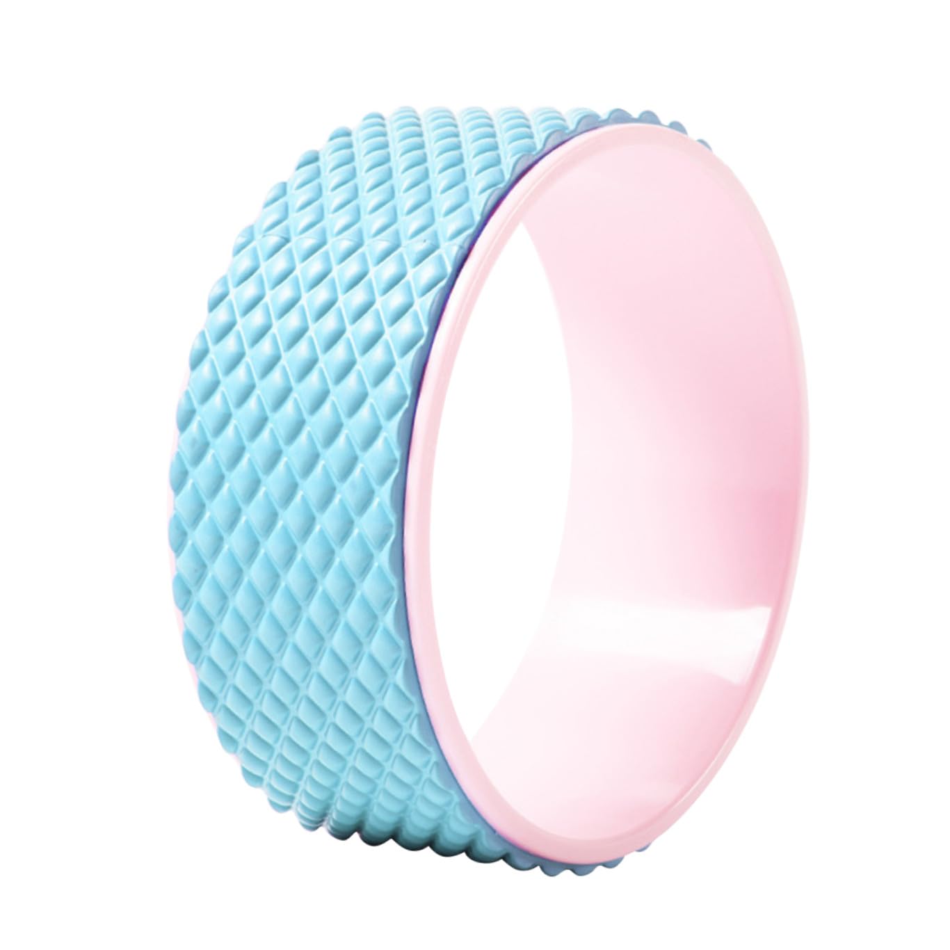iplusmile Ruota Per Yoga Cerchio Yoga Rullo Per Fitness Ruota Di Assistenza Per Piegamenti All Indietro Blu
