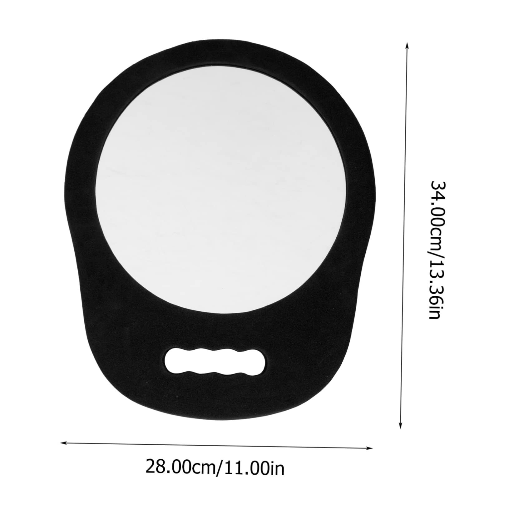 CALLARON Handheld Mirror for Makeup Hair Salon Use Reflection Lightweight Durable Design for Professional Beauticians Versatile Hanging Handheld Option