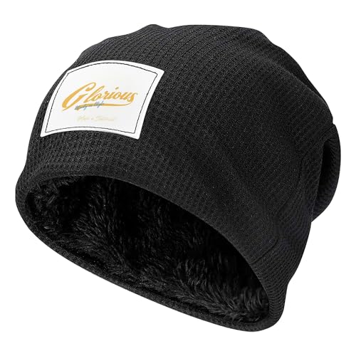 Casquette légère à cache-oreilles pour vos voyages et vacances d'hiver en noir