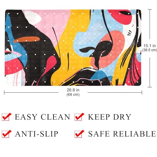Tapis de bain antidérapant de qualité supérieure absorbant l'eau PVC