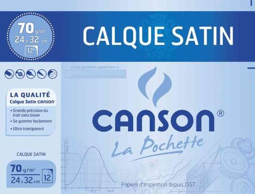 CANSON Satin Layer Art Paper, 240 x 320 mm, 70 g/m²