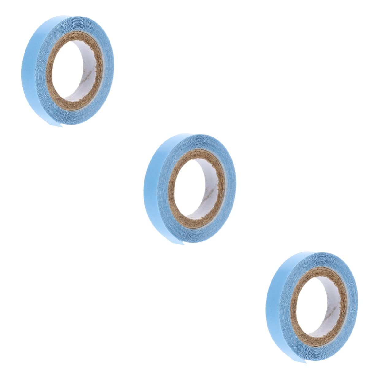 Housoutil 3 Rolls Heavy Duty Double-Sided Tape Adhesive Wig Tape Roll for Hair Extensions 3 Yards