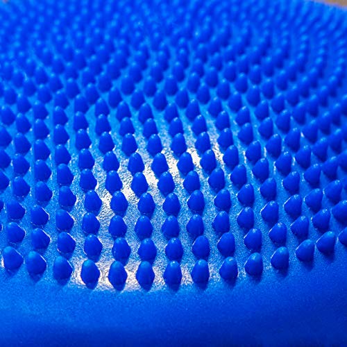 METIS-Wobble-Cushion-Trainer-Blue-Exercise-Balance-Disc-Fitness-Stability-Core-Training-Physical-Therapy-Dual-Sided-Wobble-Seat-Board-with-Hand-Pump