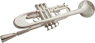 Student Brass Trumpet Trumpet Instrument In B Flat For Beginners To Learn Silver-plated Weighted Trumpet For Adults To Play