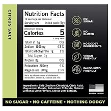 LMNTs Zero-Sugar Electrolytes Sports Drink - Citrus Salt - 2.1oz-10ct