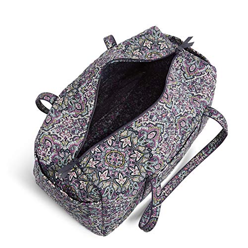 Vera Bradley Women's Signature Cotton Travel Duffel Bag, Bonbon Medallion, Large 22