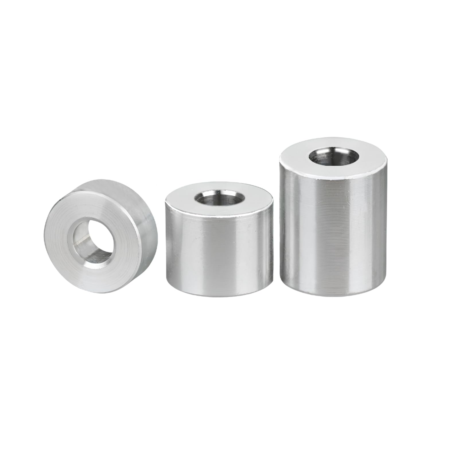 Panewka łożyska, tuleja wału ze stali nierdzewnej, 1 szt. Tuleja łożyskowa cylindryczna ze stopu aluminium, ID 10,2 mm, OD 30 mm, wysokość 3 mm-40 mm, tuleja podporowa łożyska(10.2x30x14mm(1pc))
