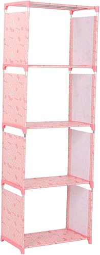 Estanterías, estantería abierta, organizador de almacenamiento, estante de plástico para libros, estantería portátil vertical para almacenamiento,