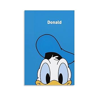 Amazon.co.jp: ドナルドダック アートポスター 飾り絵 かわいい