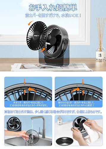 WSKEN USB扇風機 F06 の商品画像 3