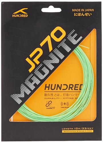 Image of Hundred JP 70 Magnite Badminton String | 0.70 mm High Repulsion & Control | Superior Tension Hold & Shock Absorption | Crisp Hitting Sound