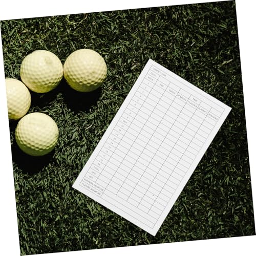 30 tarjetas para puntaje de golf papel revestido Toddmomy miniatura 3