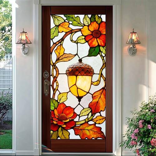 Película decorativa para ventana estilo vitral 17.7x39.3 pulgadas miniatura 6