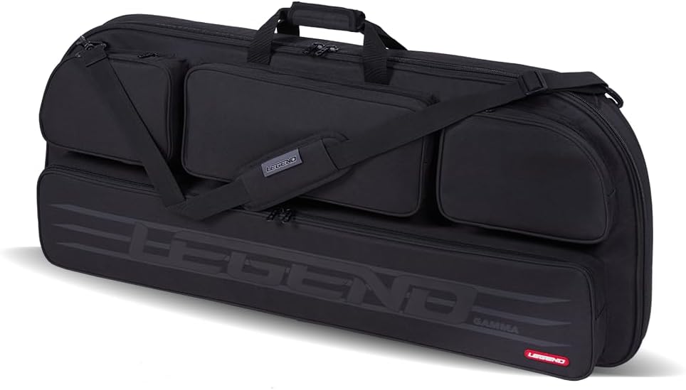 Legend Gamma Compound Bow Case - Premium Archery Bow Cases with Backpack & Shoulder Straps, Soft Bow Case for Archery Accessories & Gear, Lightweight Travel Bow Bag with Multiple Storage Pockets