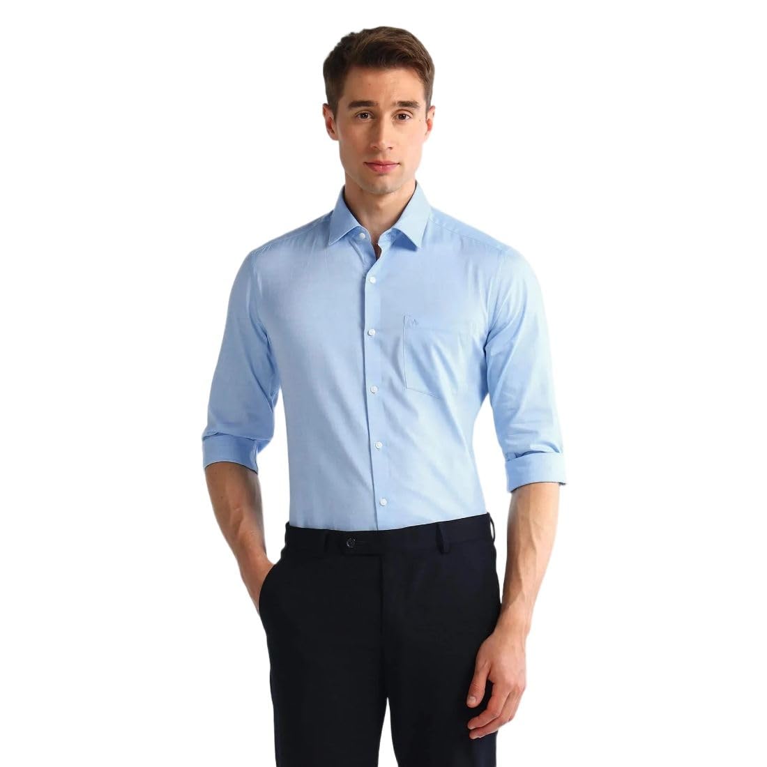 arrow Men's Solid Slim Fit Shirt-picture-29