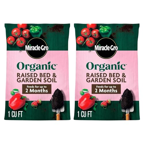 Miracle-Gro 2 Pack Organic Raised Bed and Garden Soil...