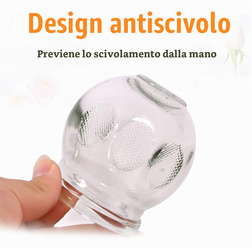 Set di coppettazione in vetro, 14 pezzi, per terapia di coppettazione in vetro spesso, per professionisti, strumenti tradizionali cinesi per coppettazione